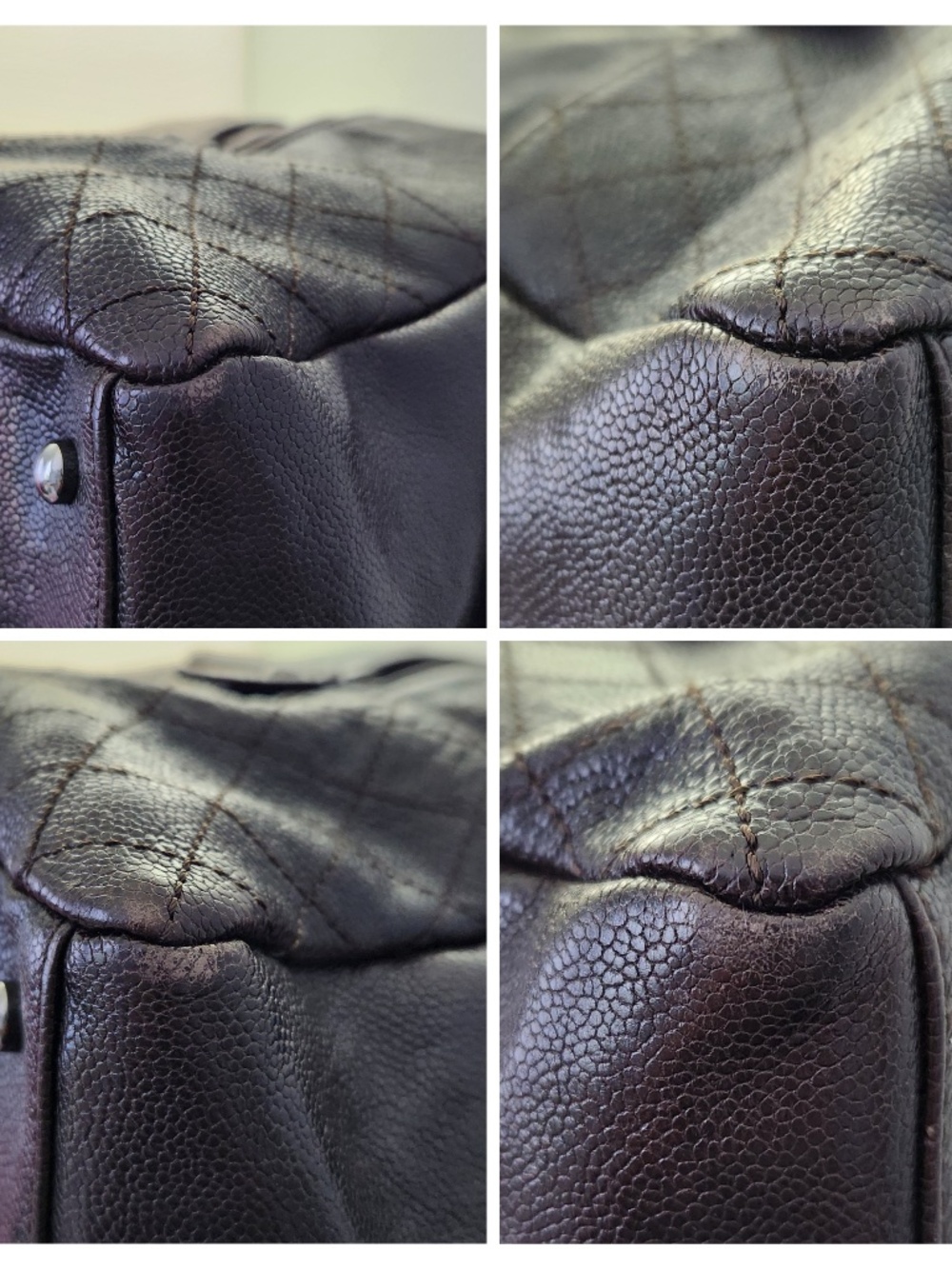 CHANEL Caviar Leather (Brown) Tote/Satchel - Picture 11 of 16